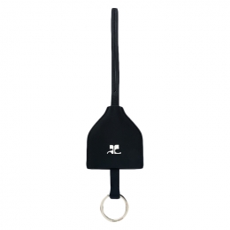 ◆당일◆25FW 시그니처 로고 키링 블랙 125APM023CR0065 9999