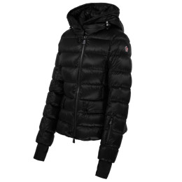 ◆당일◆24FW 아모니크 ARMONIQUE 로고 패치 후드 패딩 자켓 블랙 1A000 41 53071 999