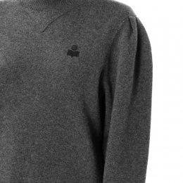 ◆당일◆25FW 켈라아 KELAYA 로고 자수 니트 차콜 PU0039FA A3L75E 02AN