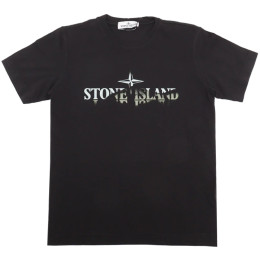◆키즈◆25SS 키즈 로고 프린트 티셔츠 블랙 K1S16 2100010 S0150 V0029
