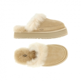 ◆당일◆25FW 디스케트 샬레 DISQUETTE CHALET 퍼 뮬 슬리퍼 샌드캐슬 1173930 SNDCS