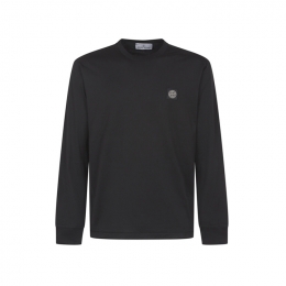 ◆당일◆26SS 로고 패치 롱슬리브 티셔츠 블랙 L1S15 2100031 S0013 V0029