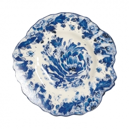 ◆당일◆클래식 델프 로즈 디저트 플레이트 21CM 블루/화이트 11235