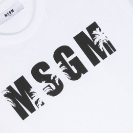 ◆키즈◆24SS 여성 로고 프린팅 티셔츠 화이트 S4MSJBTH205 001