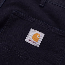 ◆당일◆24SS 로고 패치 더블 니 스트레이트 팬츠 데님블랙 I031501 893K