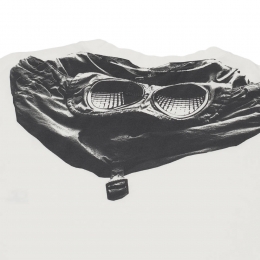 ◆당일◆26SS 백 고글 프린팅 티셔츠 화이트 RCCMTS725A 005100W 103