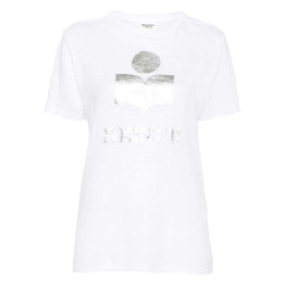 ◆당일◆25SS 쥬얼 ZEWEL 로고 린넨 티셔츠 화이트 TS0001FB A1N10E 20WH
