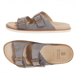 ◆당일◆25SS 더블 버클 샌들 그레이 MZUSILY235 CAY30