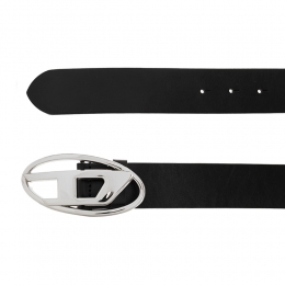 ◆당일◆25FW B-IDR W 은장 D 버클 레더 벨트 블랙 X08727 PR666 H6528