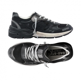 ◆당일◆25FW 러닝 대드스타 스니커즈 블랙/다크그레이 GMF00884 F007462 90289