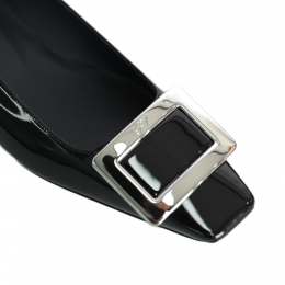 ◆당일◆25FW 메탈 버클 발레리나 펌프스 플랫 힐 블랙 RVW00700920 D1P B999