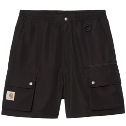 ◆당일◆25SS 레귤러핏 로고 패치 버뮤다 팬츠 블랙 I034506 89XX