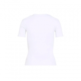 26SS 트리오페 자수 로고 티셔츠 화이트 RX0IX1407 01MA