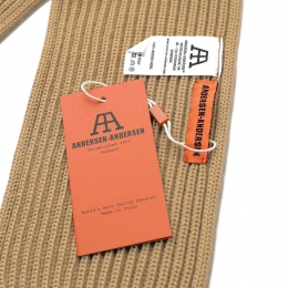 ◆당일◆25FW 골지 울 숏 머플러 카멜 SHORT SCARF CAMEL