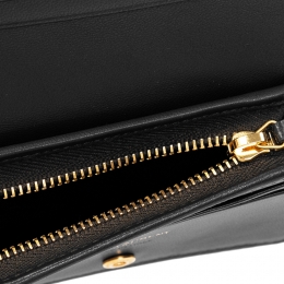 ◆당일◆25FW 금장 모노그램 마틀라세 코인 반지갑 블랙 668290 AAA44 1000