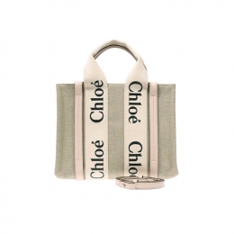 ◆당일◆26SS 우디 스몰 토트&숄더백 시멘트 핑크 CHC22AS397I26 6J5