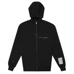 ◆11주년◆시그니처 로고 코튼 후드 집업 MW002WHL BLACK