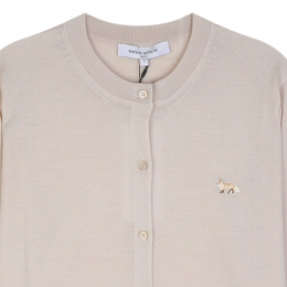 ◆당일◆25FW 여성 베이비 폭스 패치 가디건 마블베이지 MW00507KT1036 0134