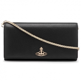 ◆당일◆24SS ORB 금장 로고 월렛 체인백 블랙 51030009U S000D N402