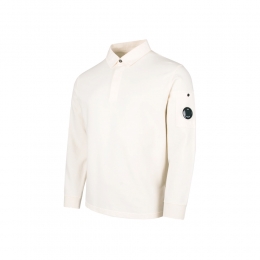 ◆당일◆25FW 렌즈 와펜 라이트 폴로 긴팔 티셔츠 화이트 19CMSS100A 002246G 103