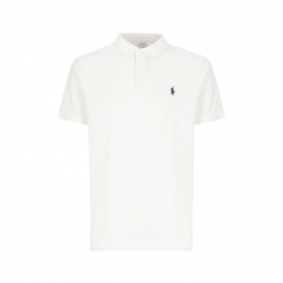 ◆당일◆26SS 포니 자수 커스텀 슬림핏 카라 티셔츠 화이트 710941439 002