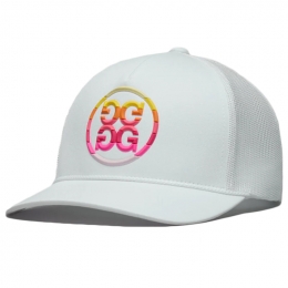 ◆당일◆25FW 서클 G 그라디언트 자수 캡모자 스노우 GLH000004 SNO