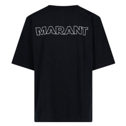 ◆13주년◆GUIZY 백 로고 오버핏 티셔츠 블랙 TS0846 22E016H 01BK