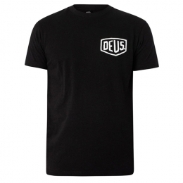 ◆당일◆24SS 모토사이클 백로고 프린팅 티셔츠 블랙 DMW91808G BLACK