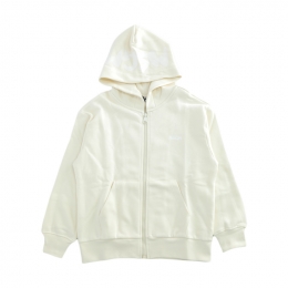 ◆키즈◆25FW 여성 화이트 로고 프린트 후드집업 아이보리 F5MSJUZH002 013