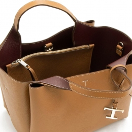 ◆당일◆26SS 타임리스 로고 미니 토트&숄더백 카멜 XBWAPAFL100 QRI 9P13