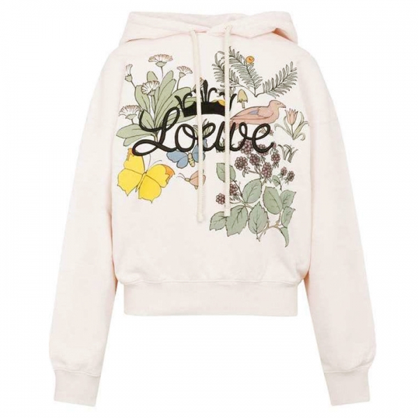 ◆당일◆23FW HERBARIUM 로고 후드티 베이비핑크 S800Y25X03 7629