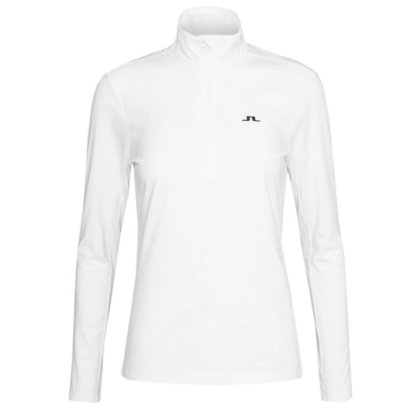 ◆당일◆24SS LAURYN 로고 반집업 티셔츠 화이트 GWJS10333 0000