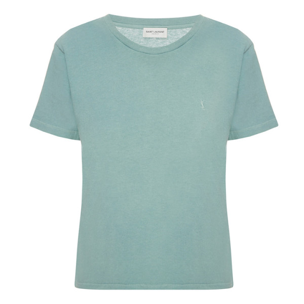 ◆11주년◆모노그램 자수 티셔츠 그린 639985 YB2XE 3705