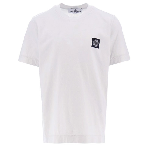 ◆키즈◆23SS 키즈 로고 패치 티셔츠 화이트 781620147 V0001