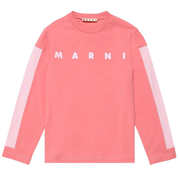 ◆키즈◆23FW 여성 로고 프린팅 롱 슬리브 티셔츠 캔디핑크 M00870 M00LE 0M338