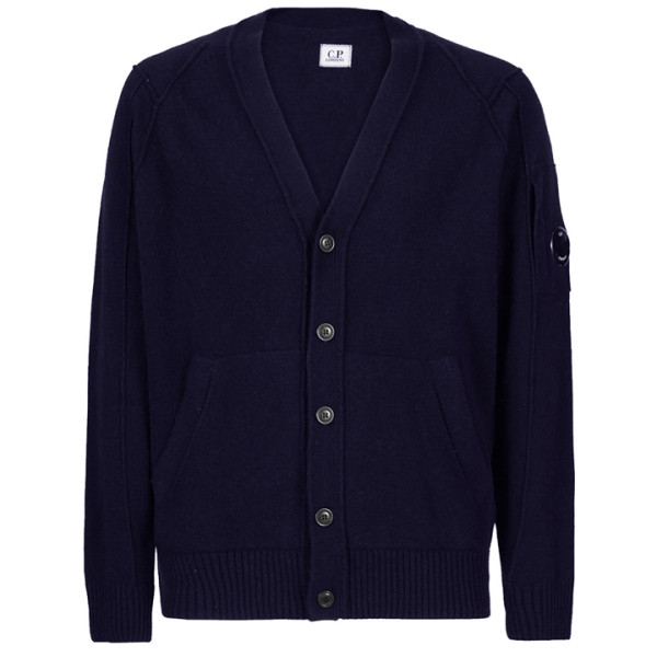 ◆당일◆23FW 렌즈 와펜 울 가디건 네이비 15CMKN250A 005504A 888