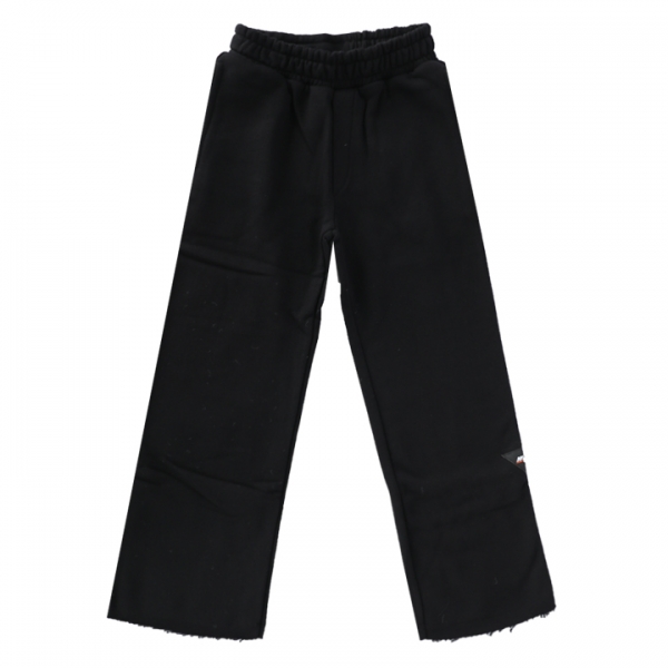 ◆키즈◆23FW 여성 로고 라벨 기모 팬츠 블랙 F3MSJBFP175 110