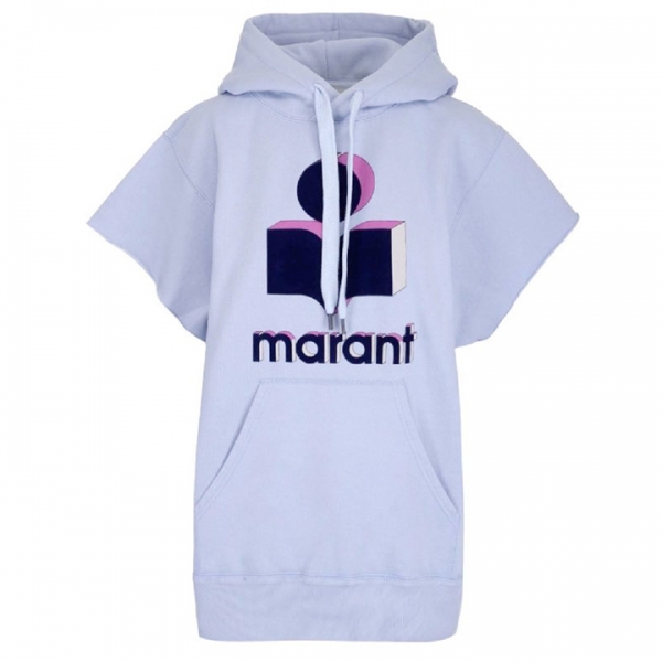 ◆13주년◆마일시 MILESY 반팔 후드 라이트 블루 SW0044 22P046E 30LU