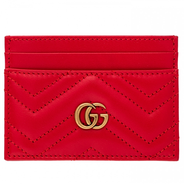 ◆당일◆23FW GG 마몬트 마틀라세 카드지갑 레드 443127 DTDHT 6832