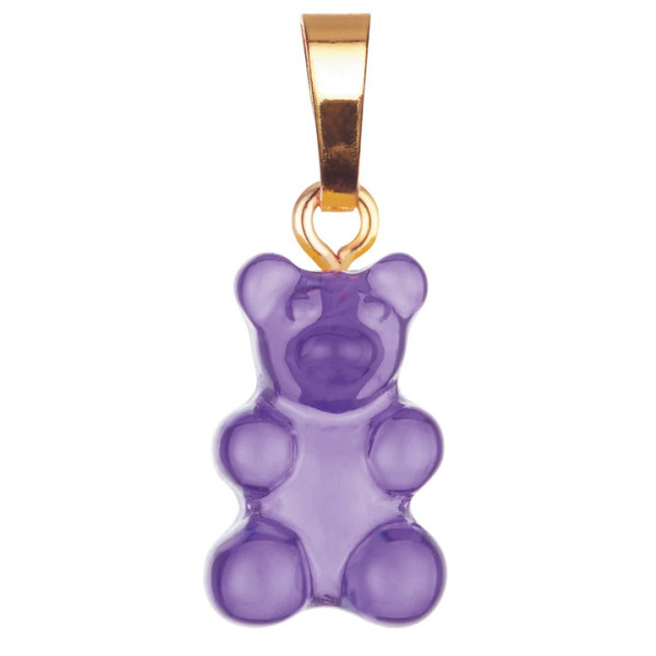 ◆당일◆22FW 노스탤지어 베어 펜던트 퍼플 NOSTALGIABEAR CLA PLUM