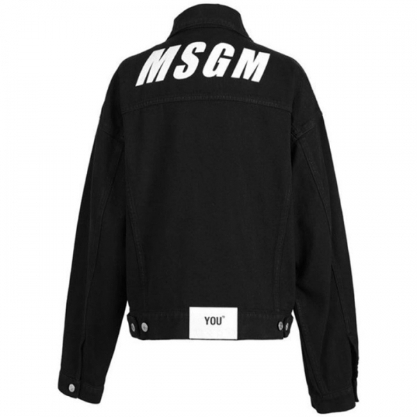 ◆12주년◆백로고 프린팅 데님 자켓 블랙 2741MDH50TX 195780 99