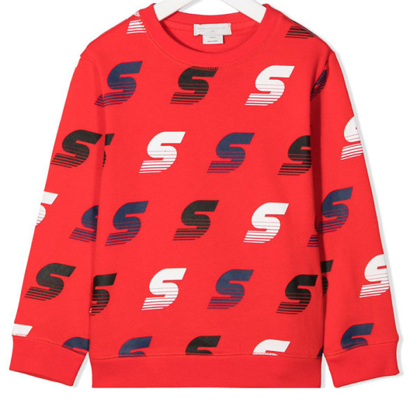 ◆키즈◆21SS 키즈 S 로고 크루넥 맨투맨 레드 600982 SPJ85 G648