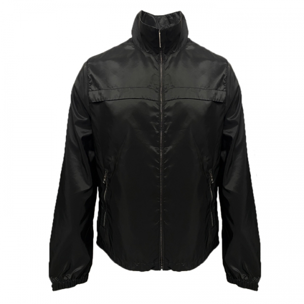 ◆당일◆25SS 삼각로고 하이넥 바람막이 자켓 블랙 SGN998 106O F0002