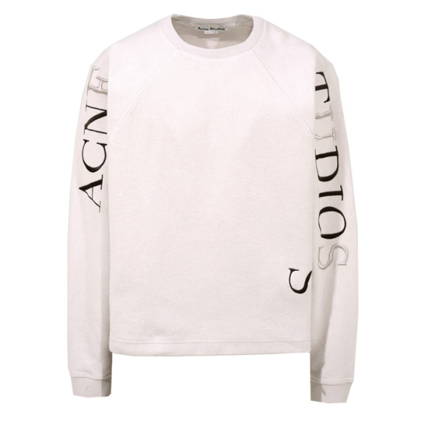 ◆당일◆23SS 슬리브 로고 자수 맨투맨 페일라일락 BI0181 CSS