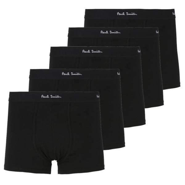 ◆당일◆24FW 로고 밴딩 트렁크 5 PACK 브리프 블랙 M1A 914 MR5PK 79