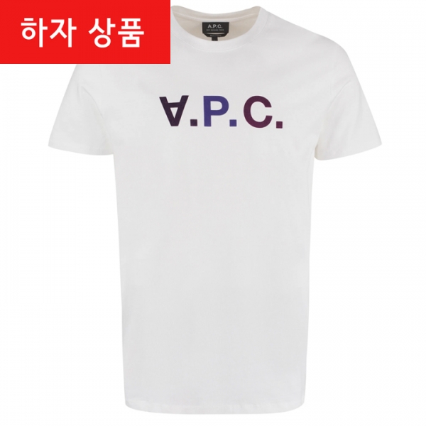 ◆하자◆벨벳 로고 티셔츠 화이트 COBQX H26098 HAA