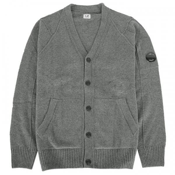 ◆당일◆23FW 렌즈 와펜 울 가디건 다크 그레이 15CMKN250A 005504A 925