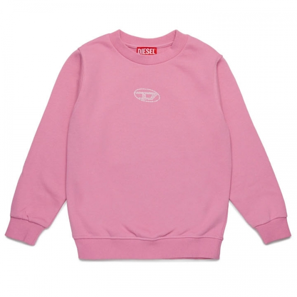 ◆키즈◆24FW 키즈 큐빅 로고 맨투맨 핑크 J01952 KYAQK K325