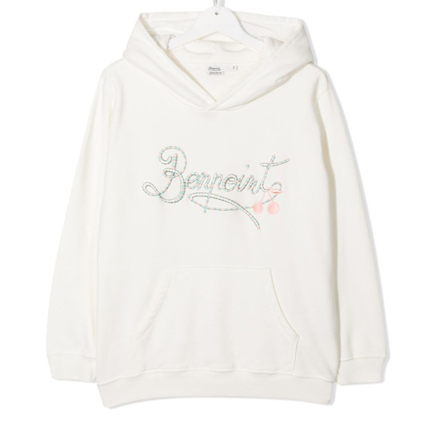 ◆키즈◆21SS 여성 로고 자수 후드티 아이보리 S01GSWKN0901 102A