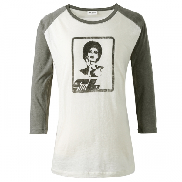 ◆11주년◆스퀘어포토 나그랑 티셔츠 화이트/그레이 553455 YBCR2 9013